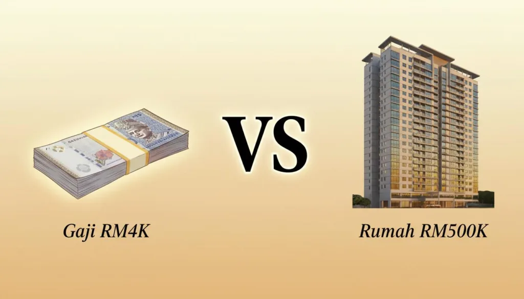 Contoh Situasi: Gaji RM4k vs Rumah RM500k