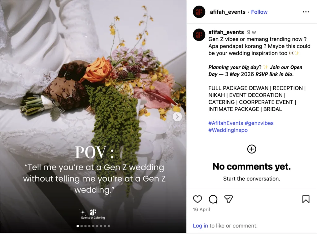 Gen Z Vs Millennials: Siapa Lagi Bijak Dalam Strategi Kewangan Hidup? 3 Gen Z intimate wedding